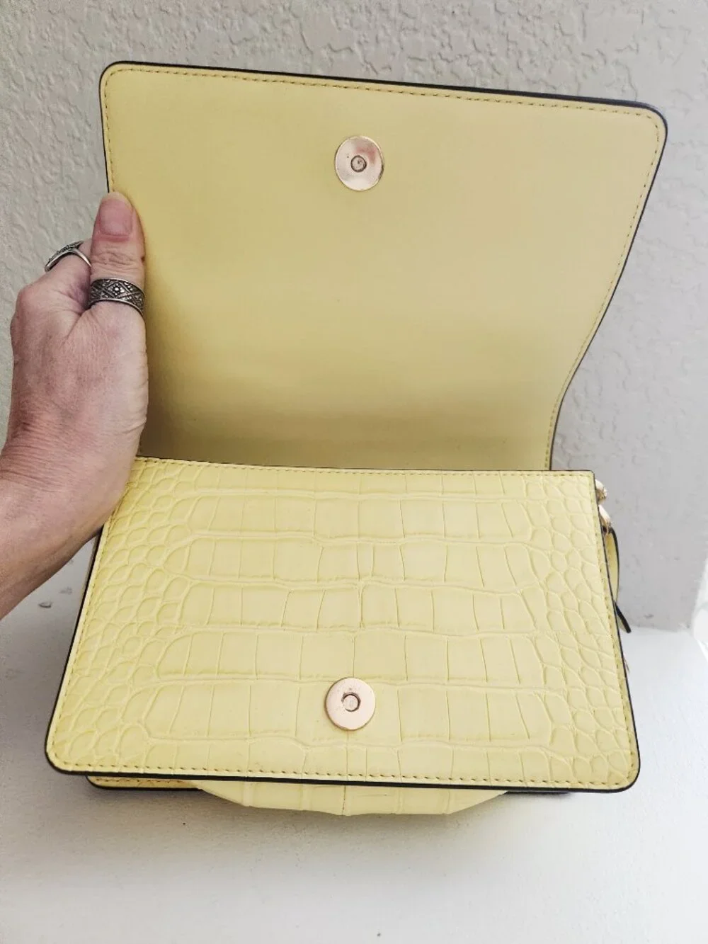 New Michael Kors Mixed Texture Crossbody Bag Clutch Purse